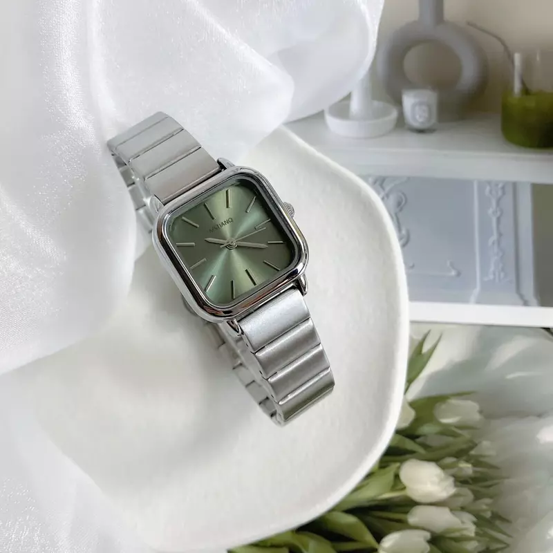 Часы наручные женские кварцевые со стальным ремешком, роскошные брендовые модные, красивые подарки