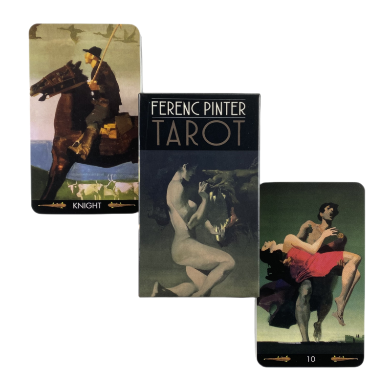Ferenc-cartas de Tarot Pinter A 78 baraja, oráculo, visión en inglés, edición de adivinación, juegos de Borad