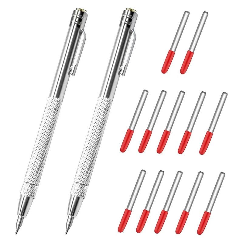 Инструмент для письма, ручка с накаткой, магнитная гравировальная ручка, сменные наконечники для маркировки