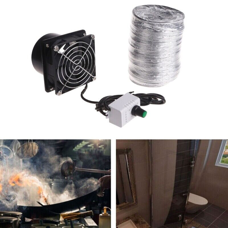 Smoke Absorber Fume Extractor Fan, Pipe Duct Exhuast, Velocidade ajustável, Plastic Welding Equipment Acessórios, USB, 1Set