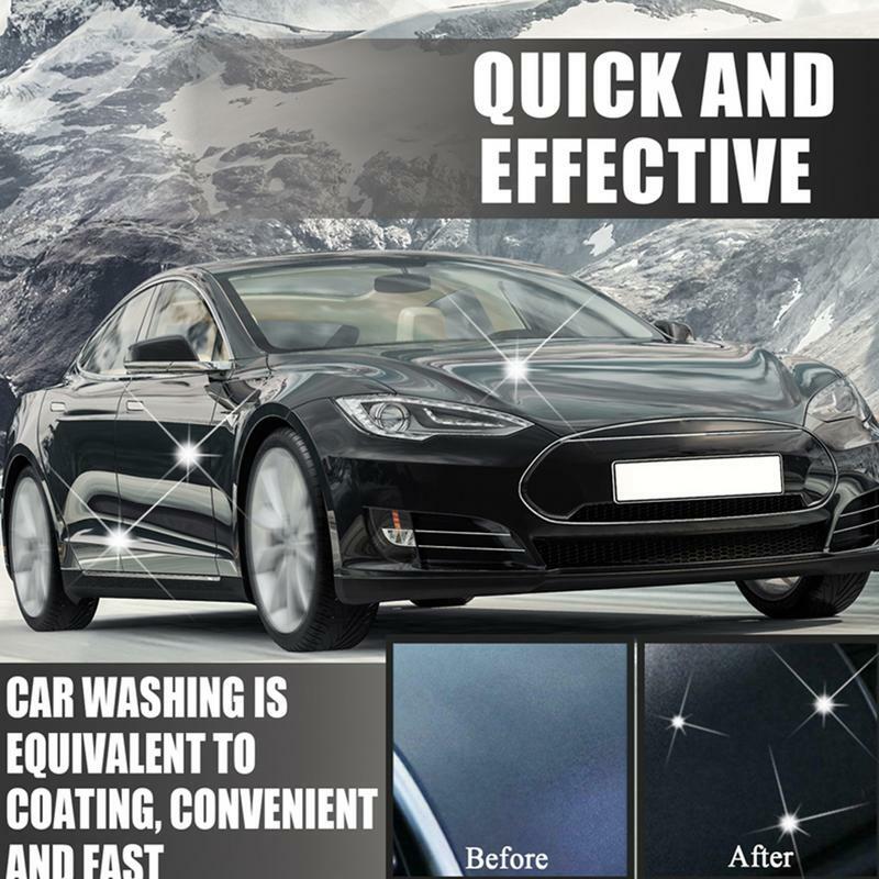 車のウォッシュワックス液体コーティング、速乾性多目的スクラッチフリー洗浄、迅速で簡単なディテール
