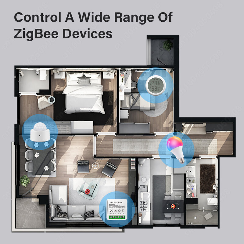 Hub multimodo Tuya ZigBee 3,0, puente de casa inteligente, aplicación de vida inteligente, control remoto inalámbrico, funciona con Alexa y Google Home
