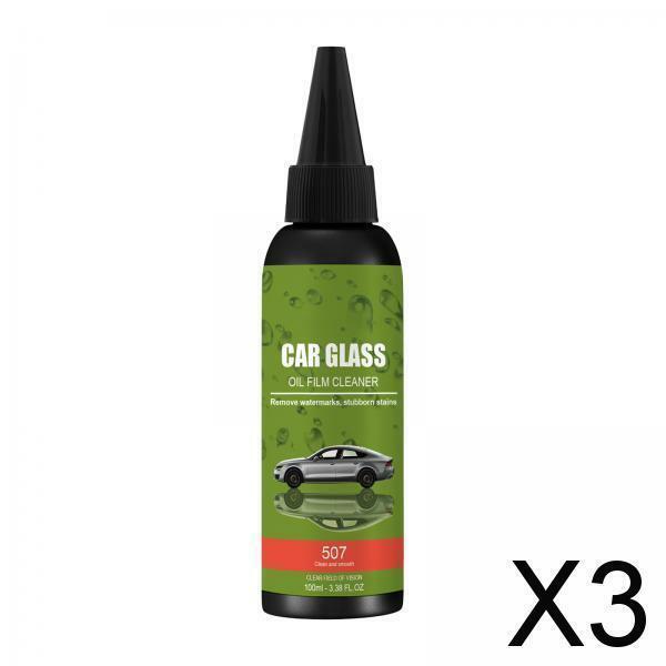 2-6pack Car Glass Oil Film Remover Waterproof for Car Glass Home