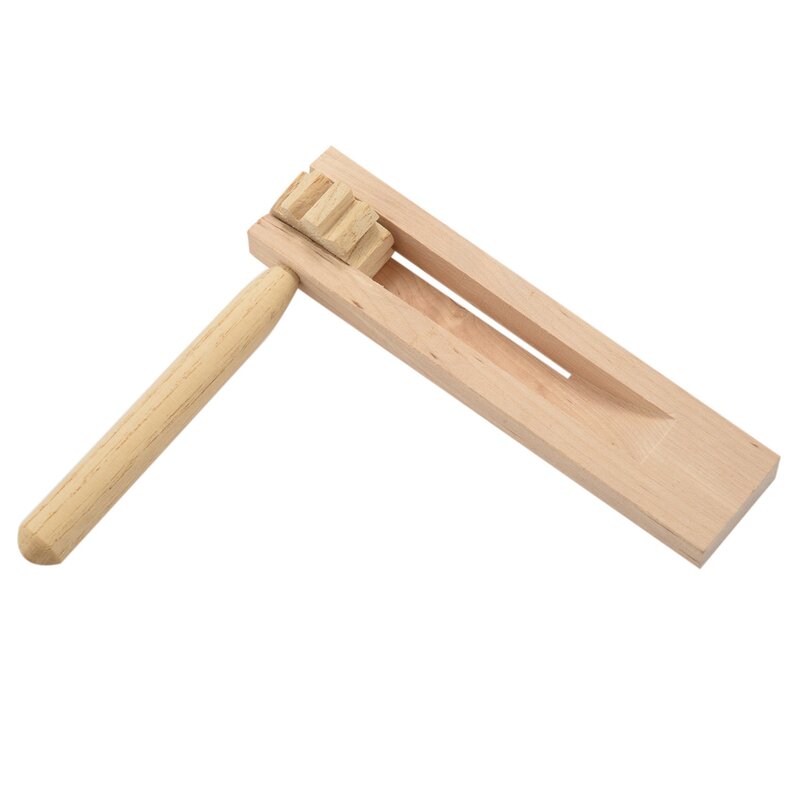 Wooden Spinning Ratchet Noise Maker Grogger Traditional Matraca for Parties Sports Events and Celebrations