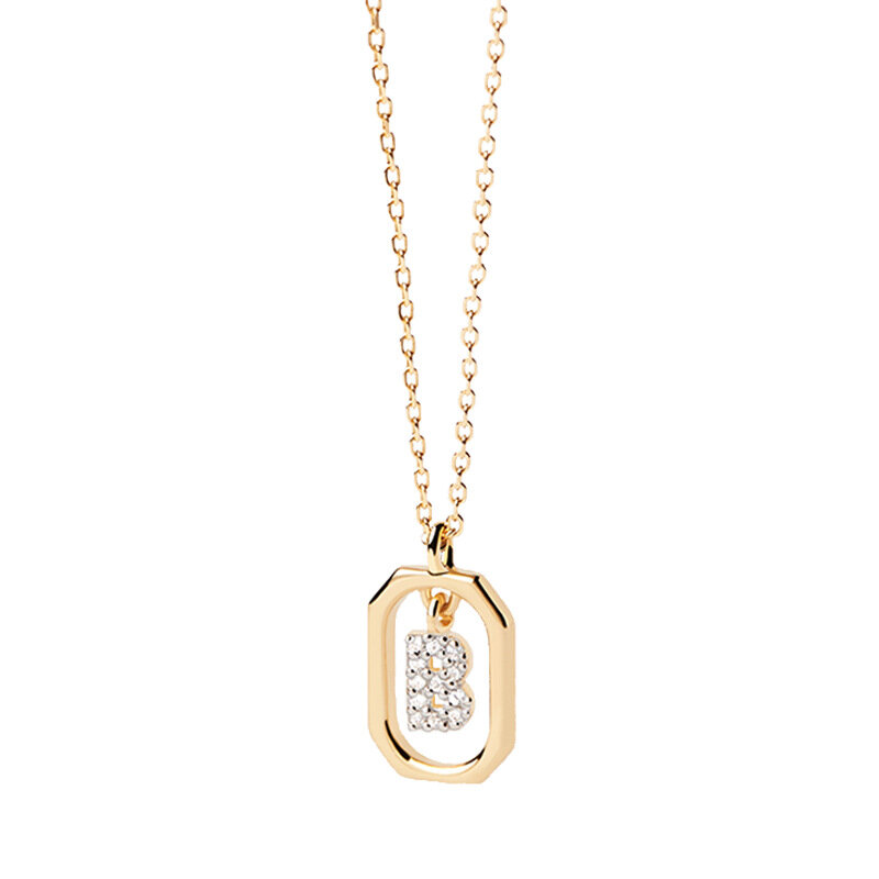 Nuova collana con alfabeto in argento Sterling 925 girocollo iniziale A-Z lettere catena con clavicola regalo di compleanno gioielli moda donna