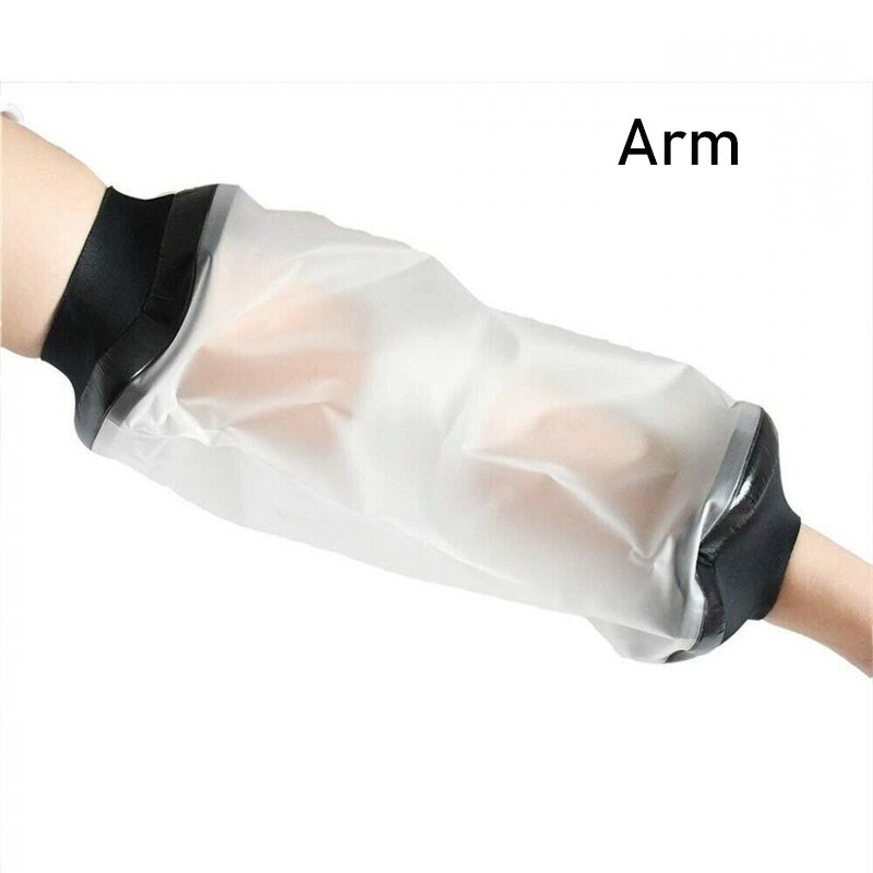 Capa de chuveiro impermeável para adultos, bandagem selada, protetor de fratura de ferida, braço e tampa da mão Linha PICC de banho
