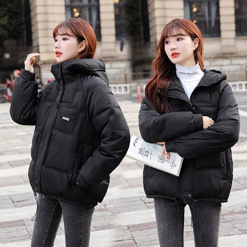 Veste Parka en Coton Épais pour Femme, Manteau d'Extérieur, Version Coréenne, Nouvelle Collection Hiver 2023