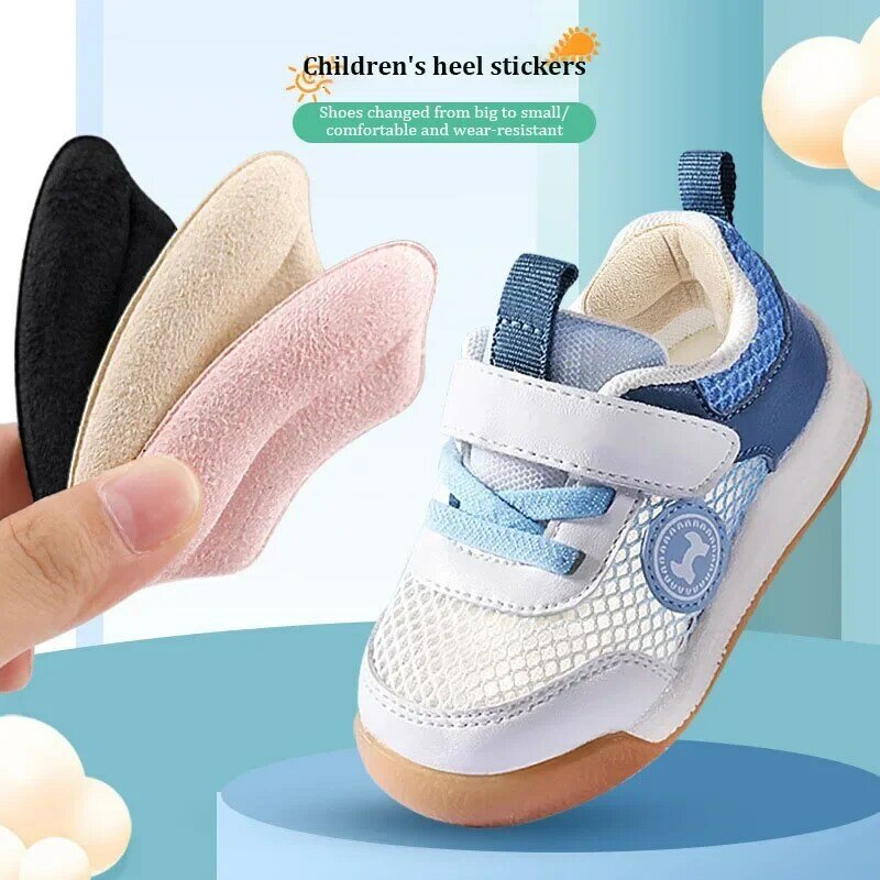 Pegatinas protectoras de zapatos para niños, almohadillas anticaída para el talón, ajuste suave, antimolienda, talla media
