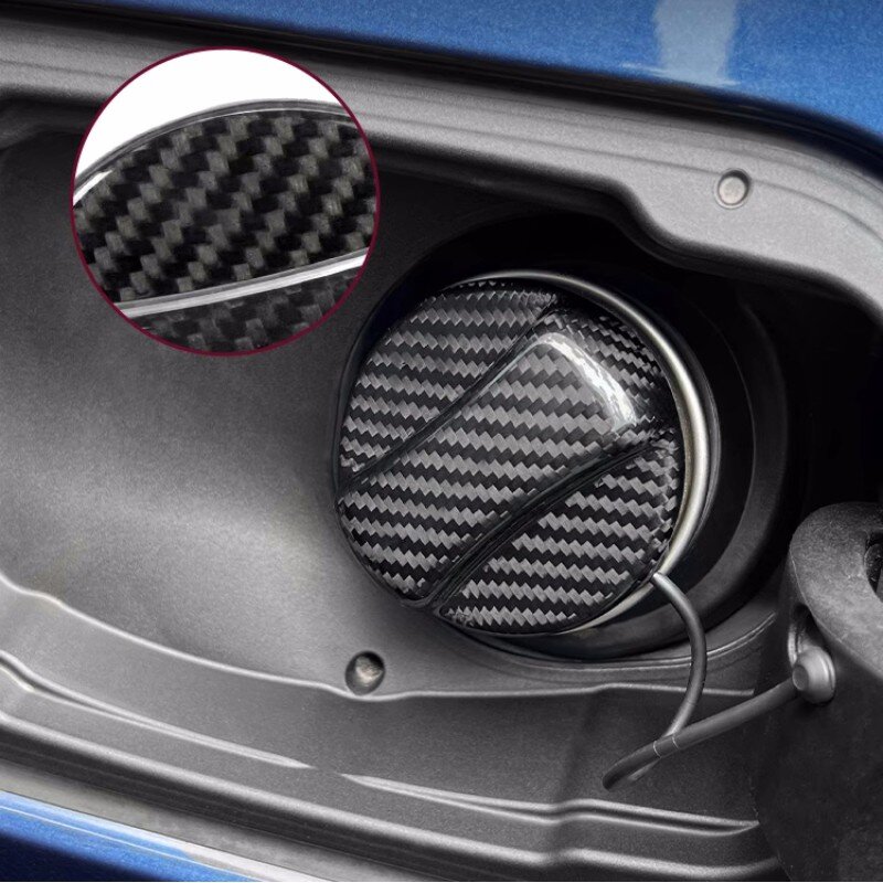 Carbon Fiber car fuel tank cap decoration FOR For Volkswagen Golf Polo mk7 Tiguan jetta vw Maiteng B8 Sagitar Passat accessories