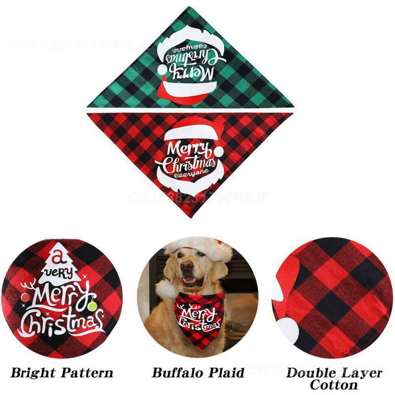 1/2/3PCS Saliva Towel Fashion Item Cell Dog Accessories Dog Dog Headscarf Breathable Classic Red Black Dog Scarf