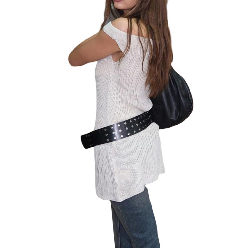Женская длинная рубашка с открытыми плечами, удобная Летняя трикотажная рубашка, модная уличная одежда без рукавов
