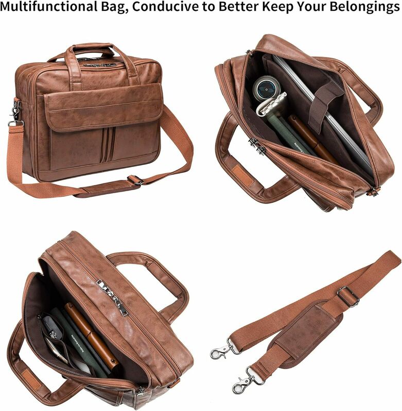 Borsa a tracolla in pelle valigetta per Laptop borsa a tracolla Vintage borsa da uomo in pelle fatta a mano da uomo borsa a tracolla per Laptop genuina