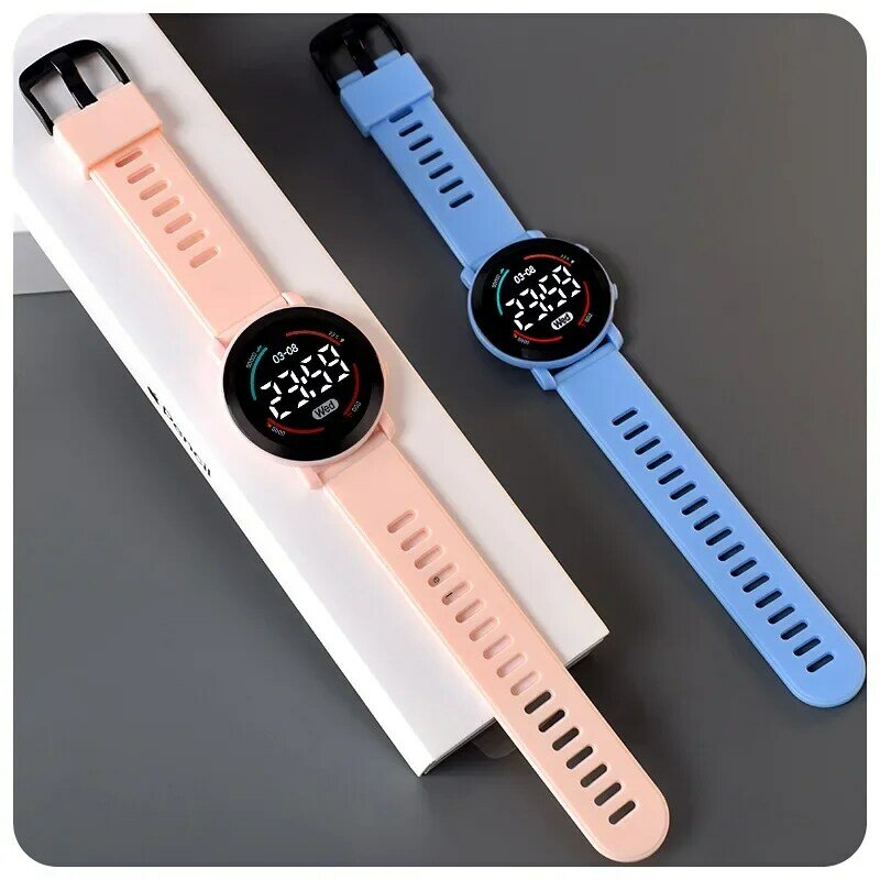 Girls Watch 30m Waterproof Girl Cute Kids Watches Clock Digital LED Children Electronic Watches Kids Wristwatch