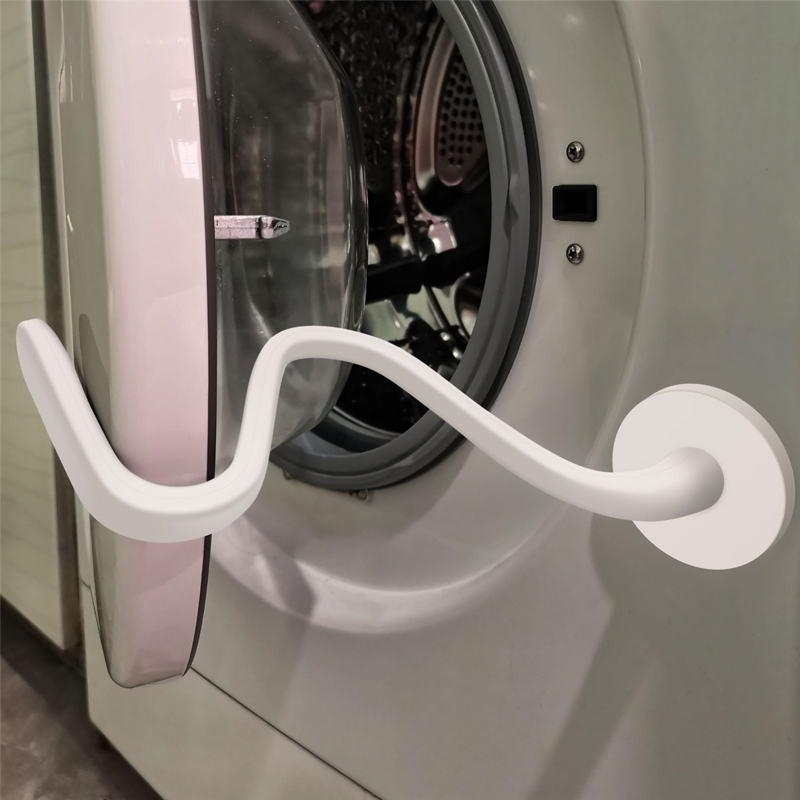 Podpory drzwi pralki przedniej, stabilne i otwierane drzwi pralki, łatwe w użyciu drzwi podpory białe