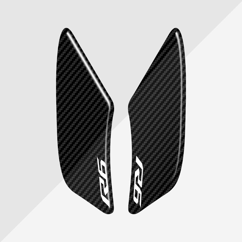 Cuscinetto del serbatoio del carburante laterale del motociclo per Yamaha YZF-R6 R6 R 6 2017-2022 2021 2020 cuscinetti del serbatoio adesivi protettivi pad di trazione per impugnatura del ginocchio