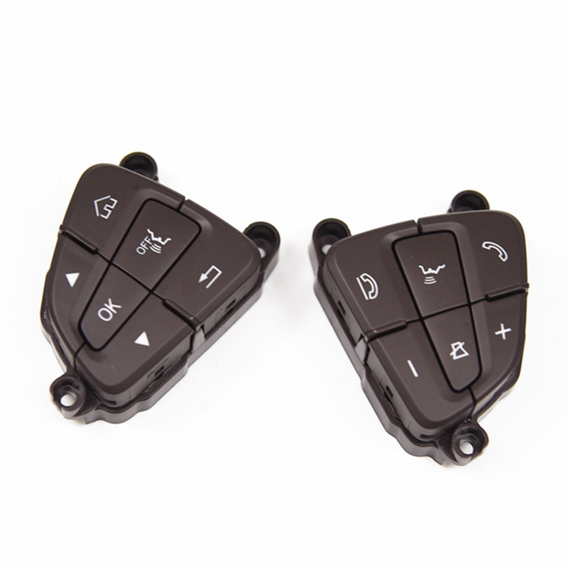 Botones de interruptor de Control de volante de coche multifunción para Mercedes BENZ C GLC clase W205 A0999050200 A0999050300 marrón