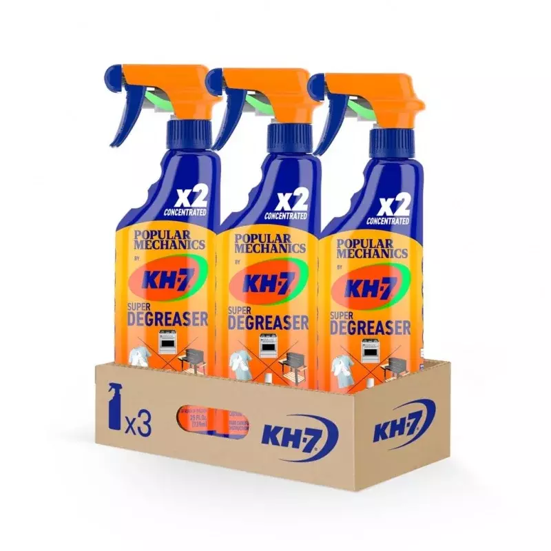 KH-7 detergente multiuso sgrassante per impieghi gravosi per forno, fornelli, Grill, veicoli, abbigliamento e altro, confezione da 3