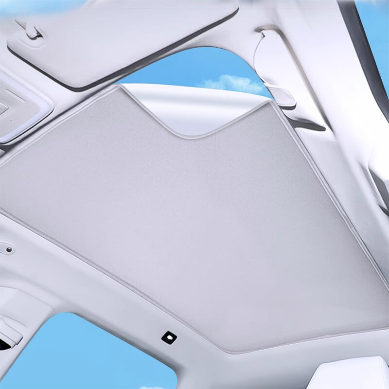 Kerai atap untuk Citroen C4 Grand Picasso 2015-2024 adsorpsi elektrostatis kerai sinar matahari tirai peneduh stiker