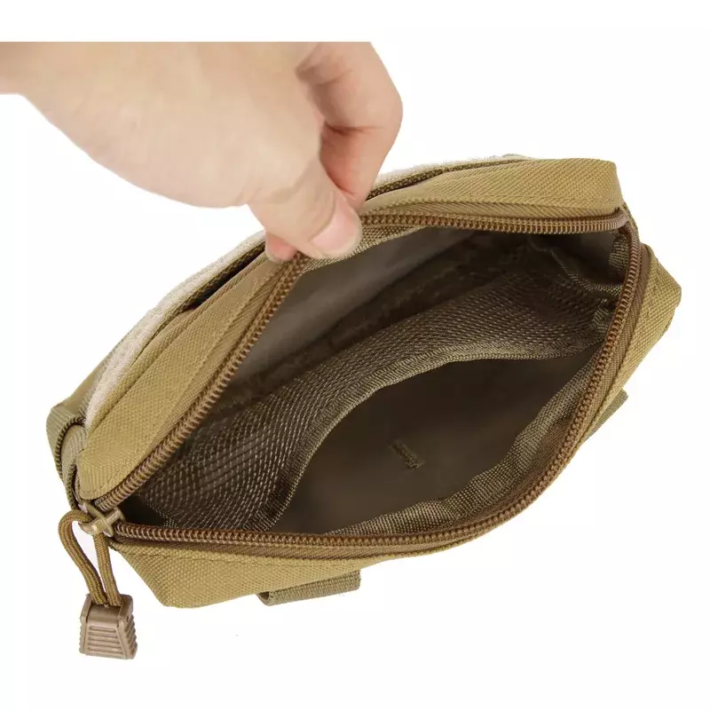 Dulwaist-Sac à dos en nylon Molle pour camping en plein air, outil EDC, portefeuille, sac à main, sac de téléphone, ceinture de chasse, poudres