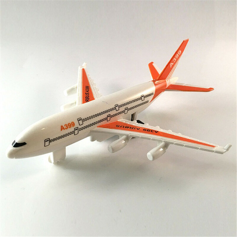 1 قطعة نموذج حافلة الهواء الاطفال الأطفال Fashing طائرة ركاب لعبة طائرة الركاب نموذج لون عشوائي