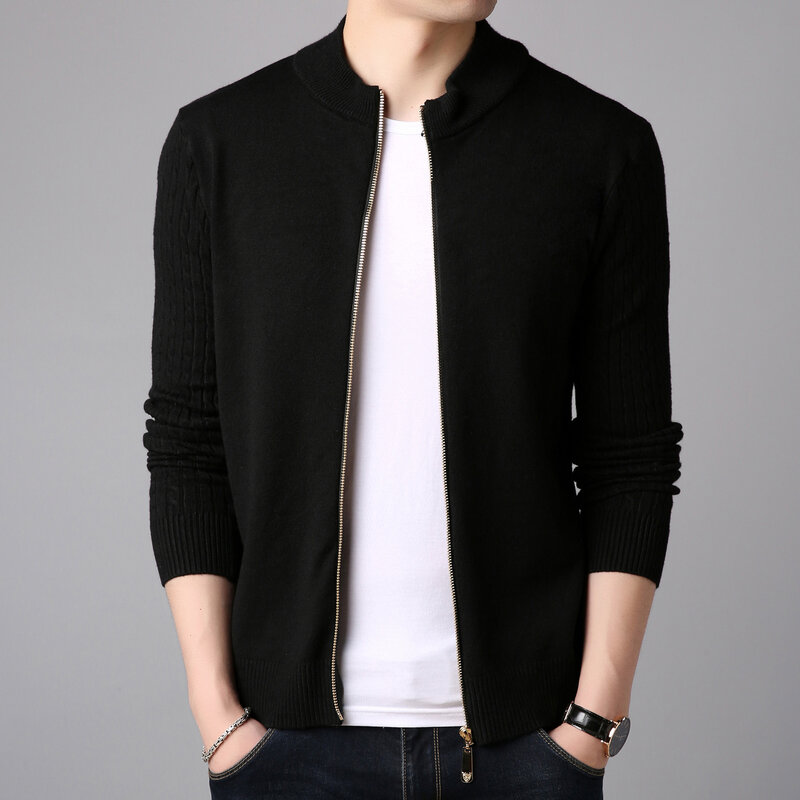 MRMT 2024 Brand New Men's Sweater Cardigan Casual Comfortable Long-Sleeved Sweater Slim Fit Sweater Jacket Men