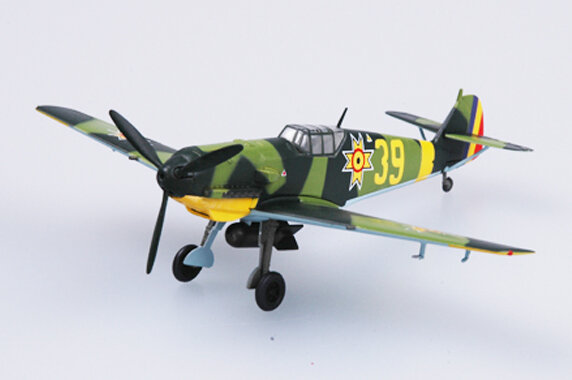 Easymodel-caza Bomber rumana 37285, 1/72, BF-109E, BF109, ensamblado, terminado, modelo de plástico estático militar, colección o regalo