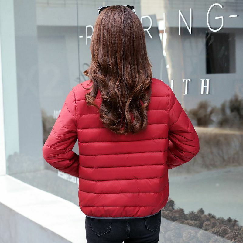 Down Cotton Coat Womens 2023 Autumn Winter New Fashion Slim All-match Casual Padded Jacket Women Large Size Parkas