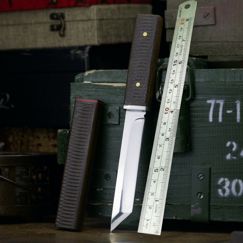 Shadowwoodダマスク鋼日本サムライ戦術的なナイフ屋外ジャングルハンティング侍ナイフコレクションナイフ