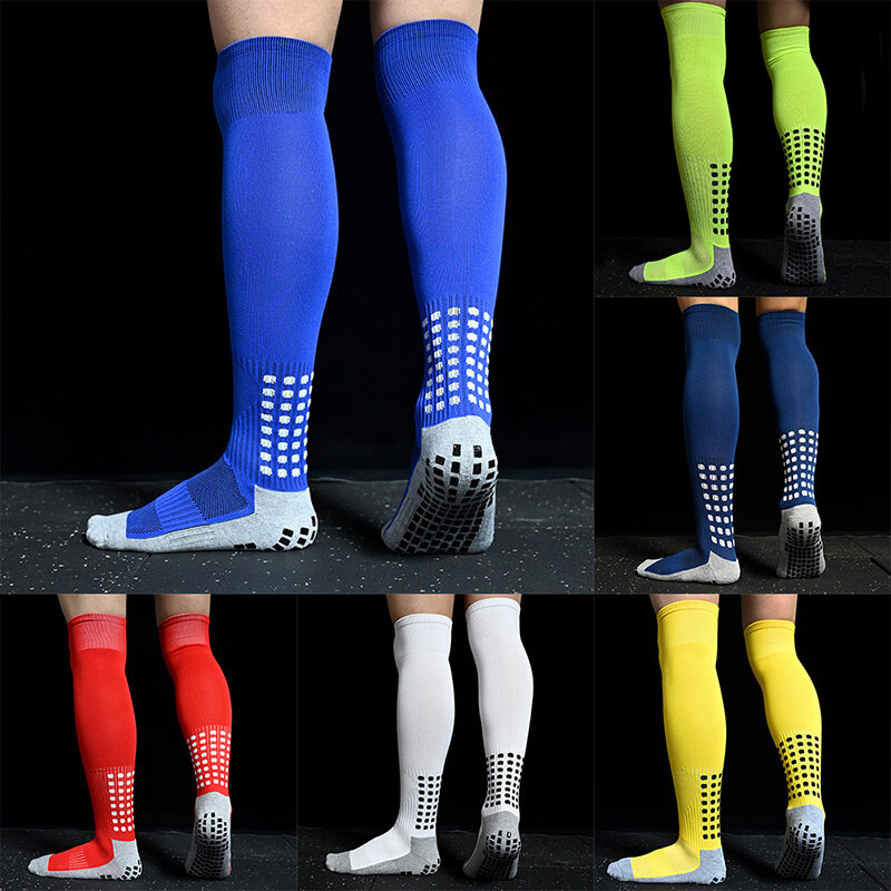 2024 Socks Non-Slip Soccer New Men's Breathable Knee High Towel Bottom Cycling Hiking Sports Training Long Football Socks