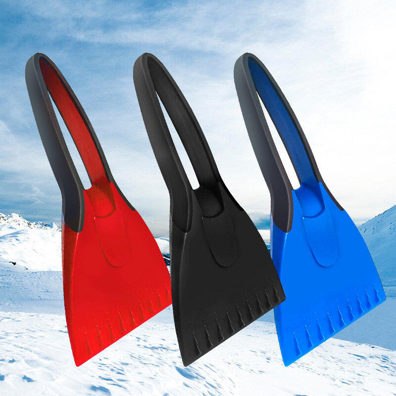 Winter Multifunction Silicone Ice Scraper Portable Labor-saving Non-slip Handle Windshield Snow Shovel Universal Car Accessories