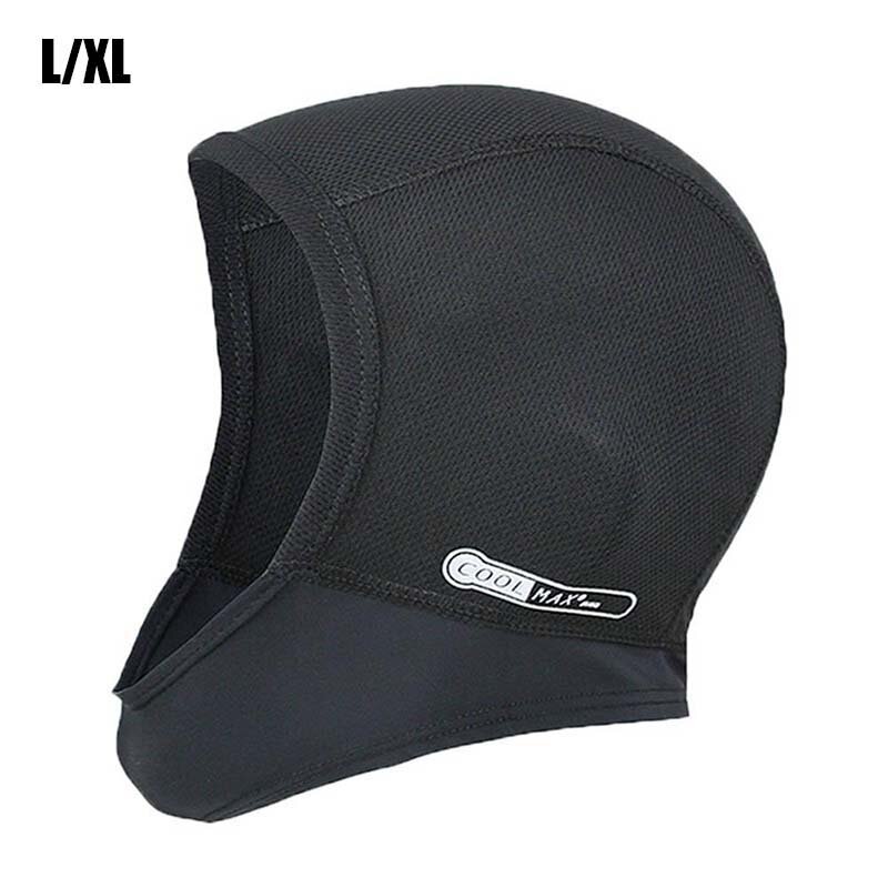 L XL atmungsaktiv schnell trocknend visier motorrad helm liner kappe sport kopfbedeckungen anti-geruch kalten gefühl futter kappe