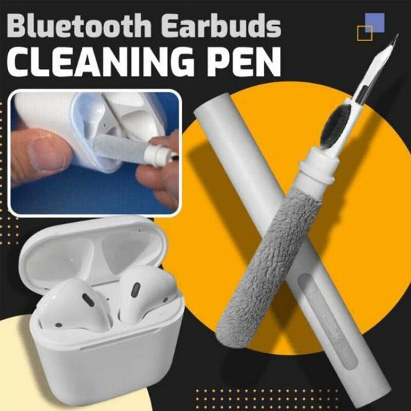 Bluetooth Earphones Cleaning Tool, Durable Earbuds Case, Cleaner Kit, Clean Brush Pen para Xiaomi Airdots 3Pro, Airpods Pro 3, 2, 1