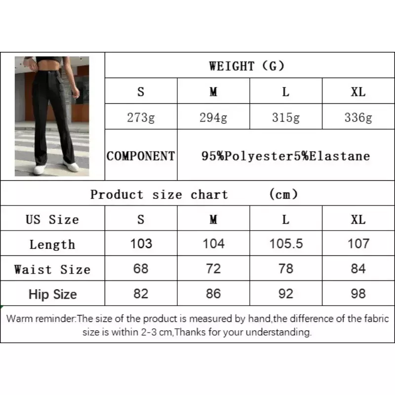 YSQ23-ropa gótica para mujer, pantalones elásticos de microsolapa de Color sólido, ajustados, con bolsillo de calle, informales, Y2k, 2024