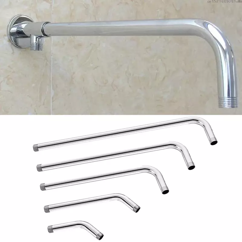 1 pz braccio doccia a parete soffione doccia prolunga tubo braccio in acciaio inossidabile staffa accessori per la casa del bagno
