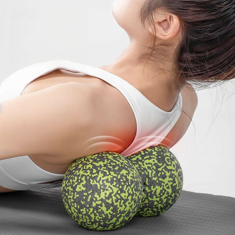 Bola de masaje EPP para Yoga, gimnasio para Fitness, ejercicio médico, rodillo para Fascia de cacahuete, espalda, pie, columna Cervical, rehabilitación