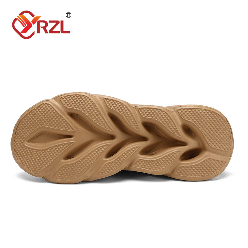YRZL-Zapatillas deportivas transpirables para hombre, zapatos ligeros de malla para exteriores, para correr, trotar, caminar