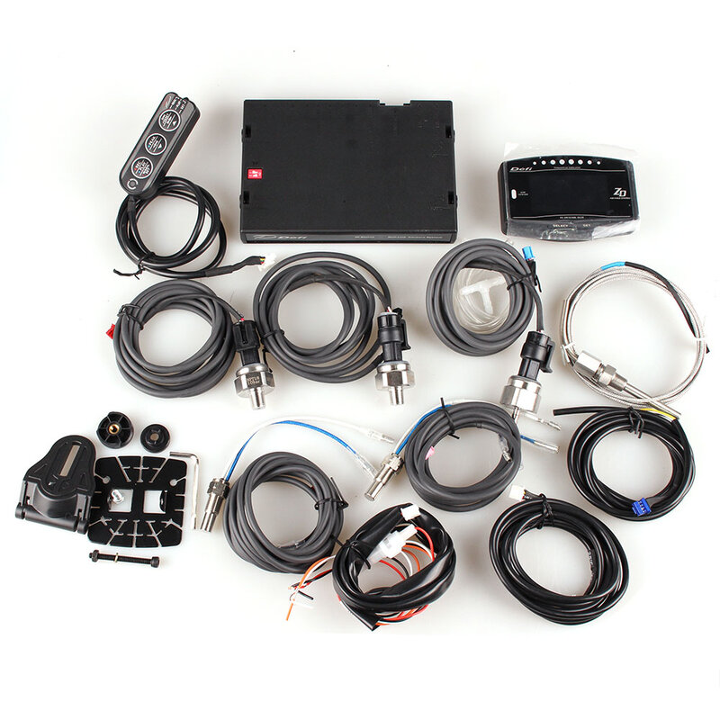 Kit completo de medidor de enlace automático Digital con sensores electrónicos, paquete deportivo 10 en 1, BF, CR, C2, DEFI Advance, ZD, muestra de vídeo