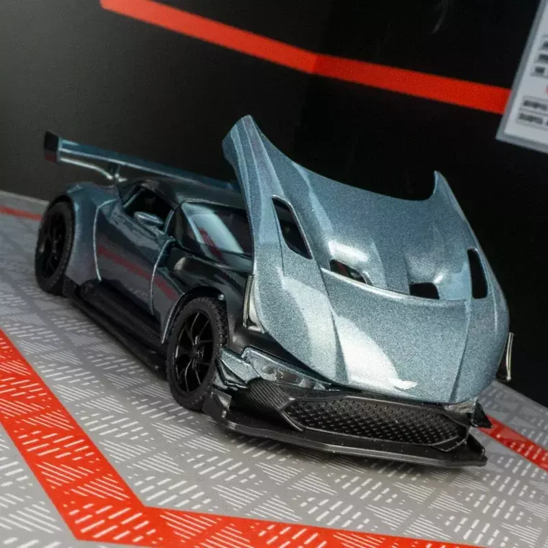 1:32 Aston Martin Vulcan Sport Car Model Alloy Diecast Metal Toy Vehicle Simulation Sound Light Car for Children Gift Collection