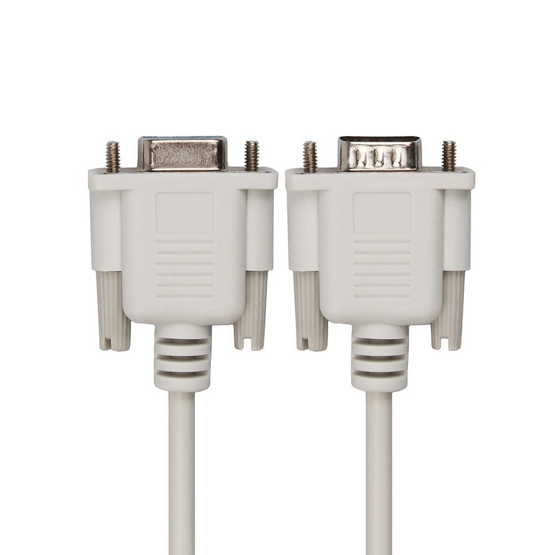DB9 kabla szeregowego 9 Pin RS232 kabel szeregowy męski na żeński przedłużacz konwerter PC 9Pin kabel Adapter 1.5m/3m
