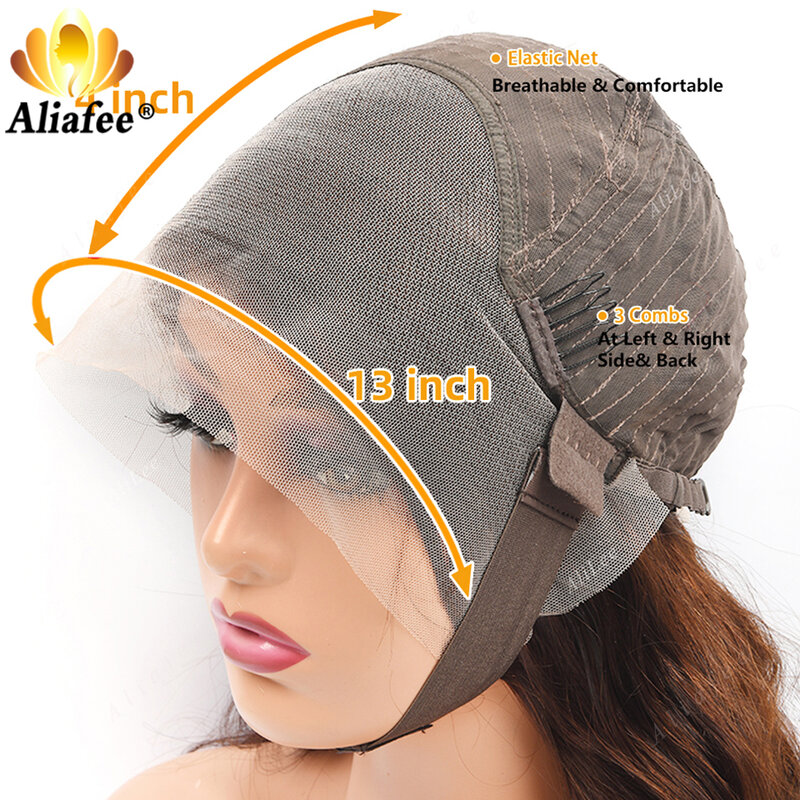 HD Lace Frontal peruca de cabelo humano para mulheres, perucas de onda do corpo, cinza cinza loira, preplucked, 13x6