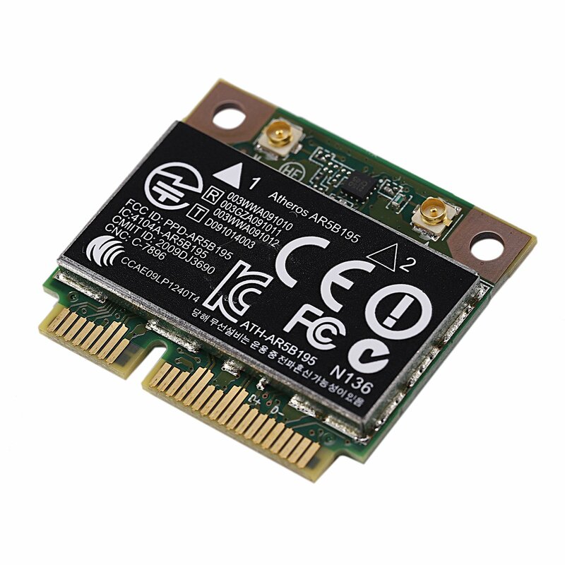 Mini cartão sem fio PCI-E, AR9285, AR5B195, 150M + BT3.0, SPS 593127-001, 592775-001 para 430 431 435 436 4530S