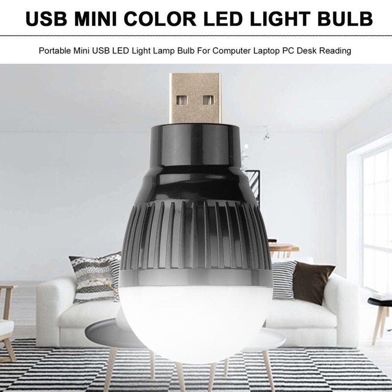 Heiße 5v 3w USB-Glühbirne tragbare Multifunktions-Mini-LED kleine Glühbirne Outdoor-Not licht Energiespar-Highlight-Lampe