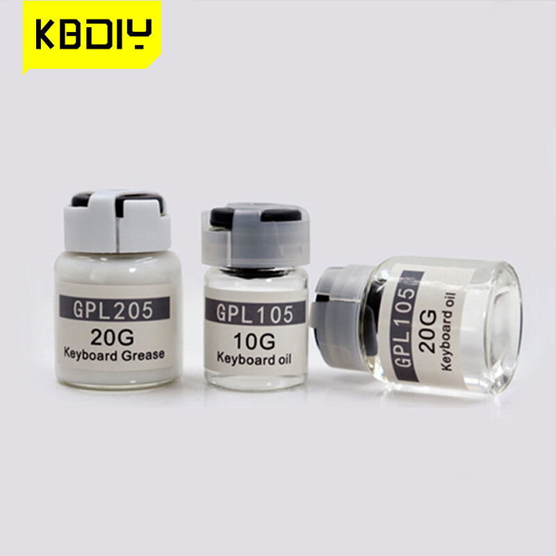 KBDiy-Teclado Mecânico Keycaps, interruptores lubrificantes, óleo de graxa, lubrificante estabilizador, GPL105, 205, DIY, GK61 Anne Pro 2, TM680