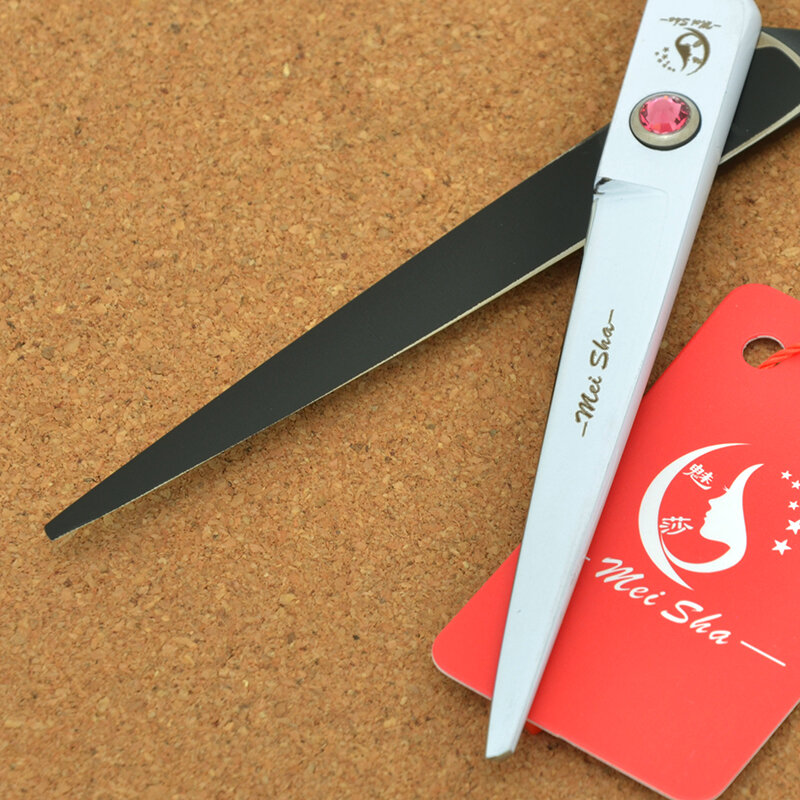 Meisha 6 inch Swivel Thumb Professional Cutting Shears Japan Steel Hair Scissors Set Salon Thinning Scissors Barber Tools A0120A