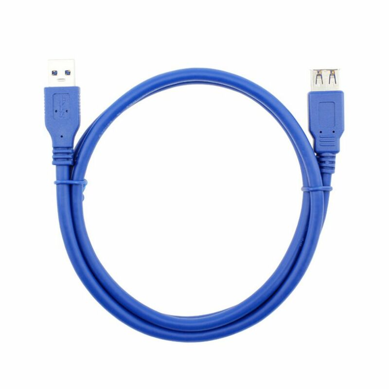Cable de extensión USB 3,0 de alta velocidad, conector A AF M/F, cable de extensión USB3.0, venta al por mayor, transmisión de cable de datos de computadora de 0,3 M-1M