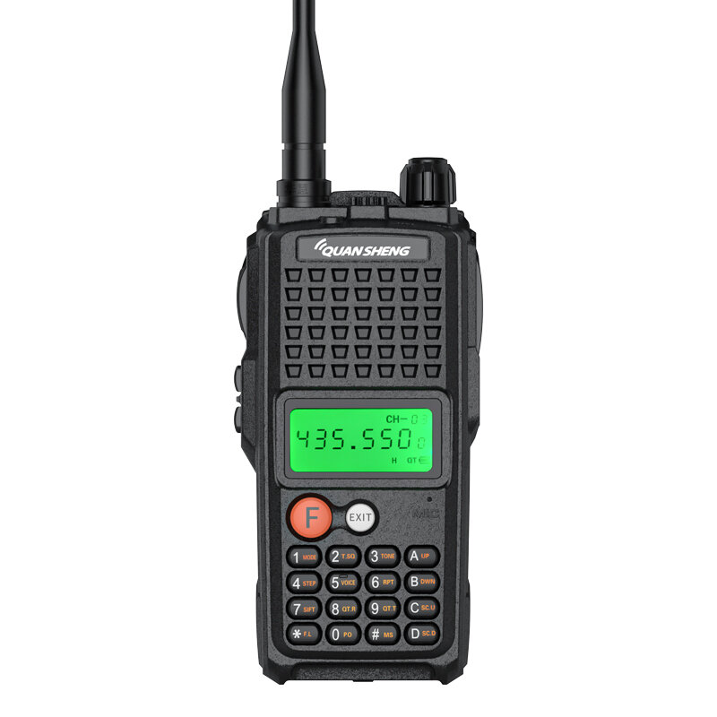 Quansheng K10AT walkie-talkie burro kong 10W de alta potência dispositivo remoto equipe ao ar livre marítimo marítimo plataforma portátil