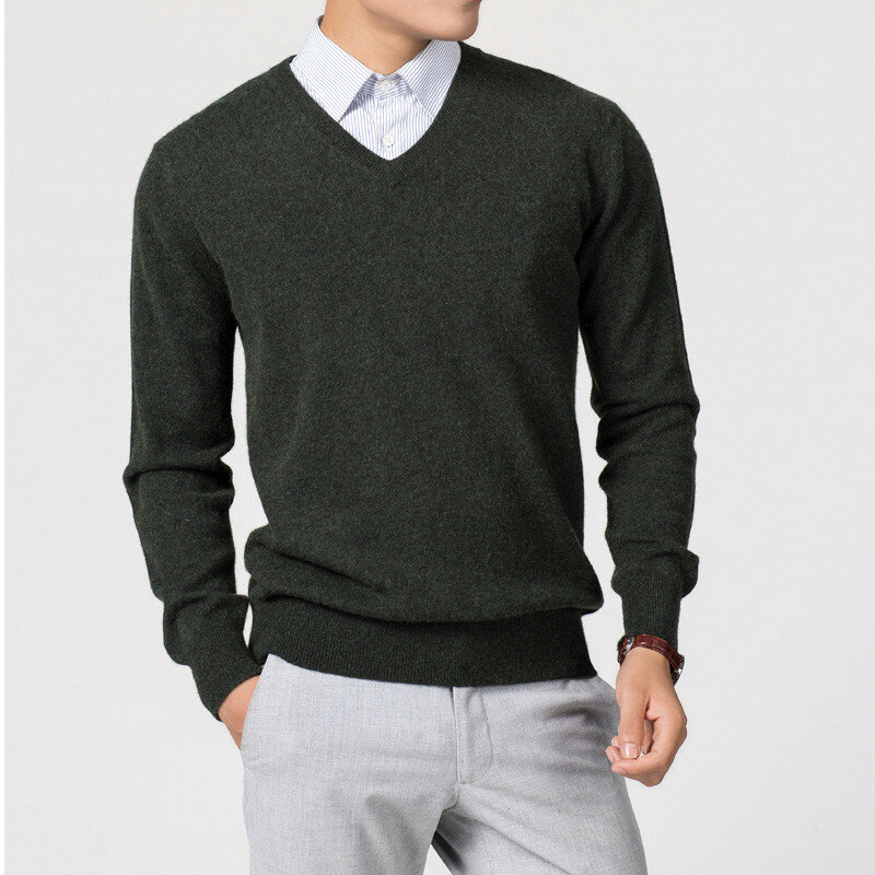Men's and women's V-neck cashmere knit sweaters, wool sweaters, high quality sweaters, spring wear, big offer