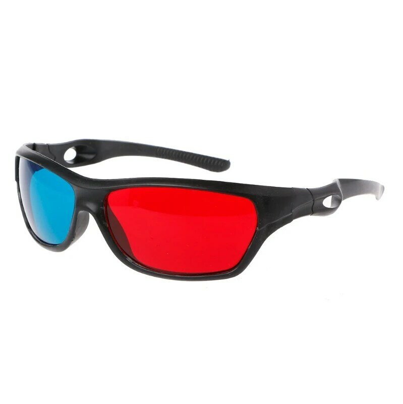 Czerwono-niebieskie okulary 3D/cyjan Anaglif prosty styl okulary 3D zestawy gier filmowych 3D dla różnych wymagań oglądania film