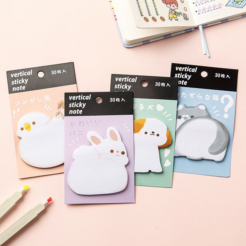Kawaii Carrot N Times Sticky Notes Creative Office Decor Paper Memo Pad Shipping Supplies Decoration Japanese Stationery