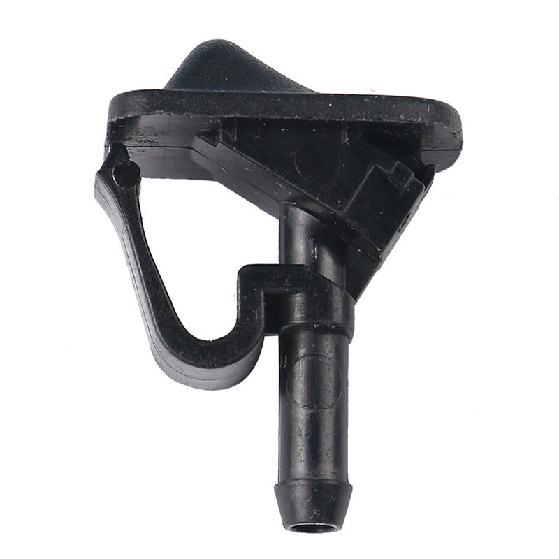 2Pcs Black Car Windshield Washer Nozzle Jet Clean Sprayer Plastic Fit for Jeep Wrangler TJ JK 2002-2004 2005 2006 55156728AB